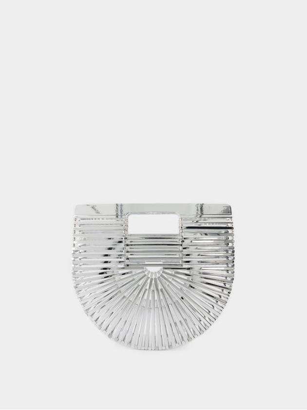 Gaia's Ark Mini Top Handle Clutch - Cult Gaia - Synthetic - Silver - CULT GAIA - BALAAN 1