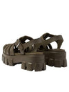 Monolith Rubber Sandals Military Green - PRADA - BALAAN 4