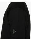 Diagonal Raised Fleece Lens Sweatshirt Black - CP COMPANY - BALAAN 6