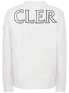 Logo Patch Lettering Brushed Sweatshirt White 8G000 29 809KX 034 - MONCLER - BALAAN 3