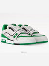 LV Trainer Low Top Sneakers Green - LOUIS VUITTON - BALAAN 3