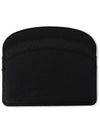 Demi Lune Card Wallet Black - A.P.C. - BALAAN 3