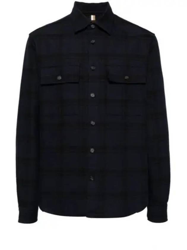 Green Plaid Flannel Shirt 50520295 404 - HUGO BOSS - BALAAN 2