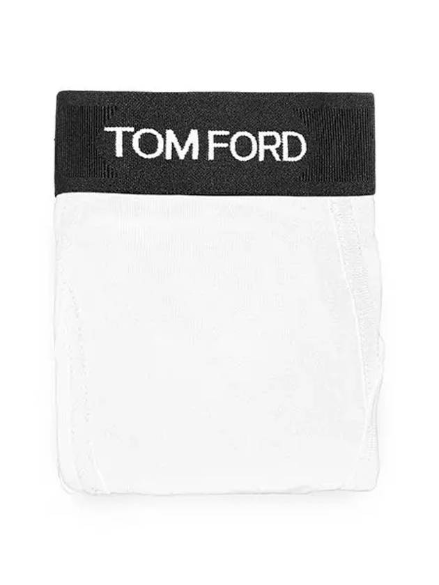 Men's Waist Logo Banding Briefs White - TOM FORD - BALAAN 3