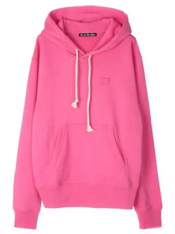 face logo hooded sweatshirt women - ACNE STUDIOS - BALAAN 1