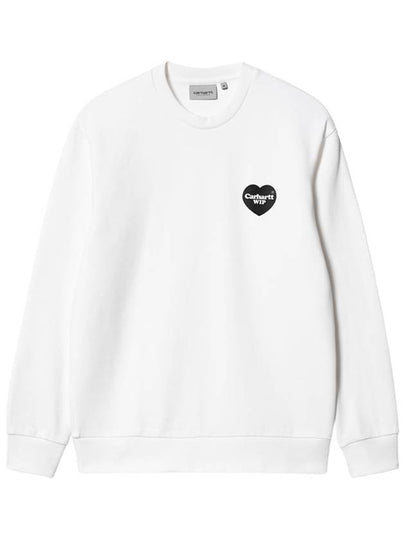 Heart Bandana Sweatshirt White - CARHARTT WIP - BALAAN 2