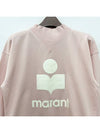 Moby Logo Print Sweatshirt Pink - ISABEL MARANT ETOILE - BALAAN 5