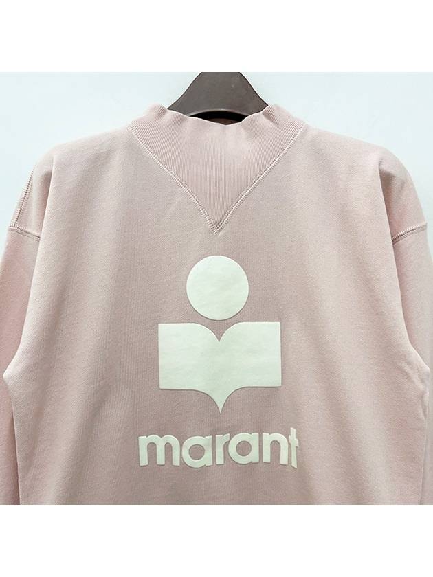 Moby Logo Print Sweatshirt Pink - ISABEL MARANT ETOILE - BALAAN 5