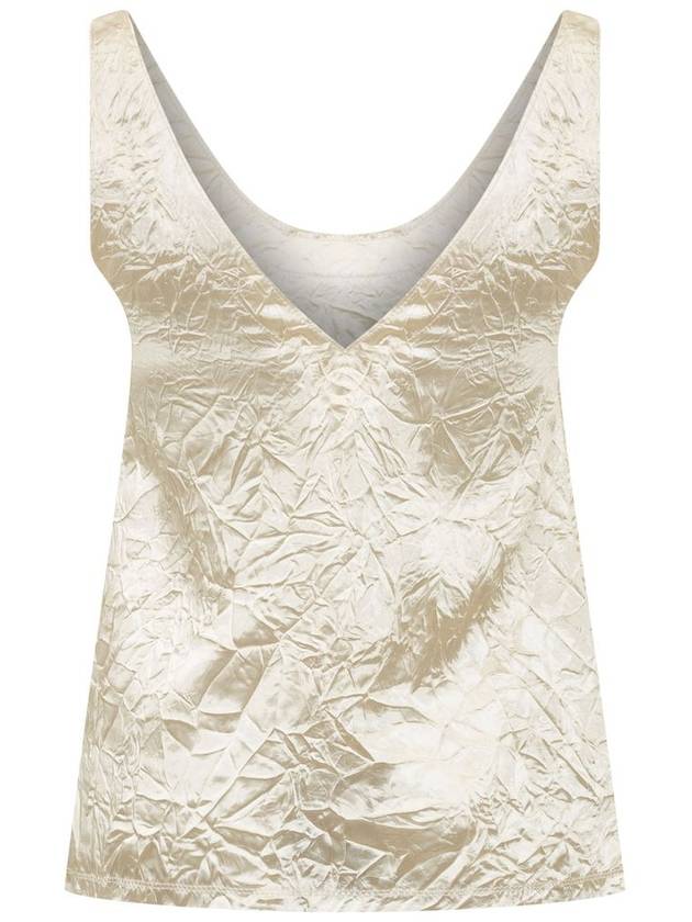 Sleeveless T-Shirt RWTO00275660E23002 White - LANVIN - BALAAN 3