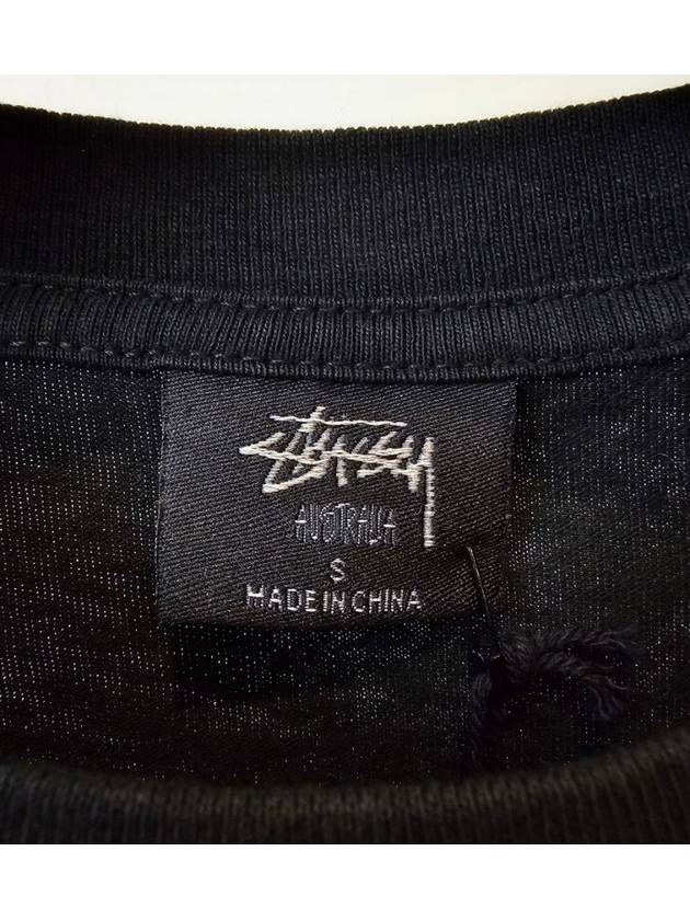 AU Australia 4X4 TShirt ST0M0353 Pigment Black MENS - STUSSY - BALAAN 8