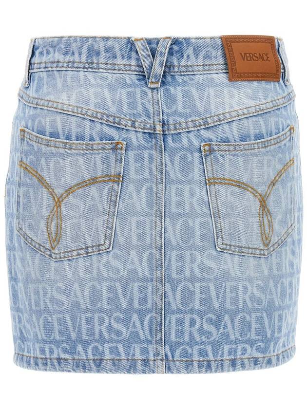 Denim Skirt 1011517 1A062371D190 - VERSACE - BALAAN 3