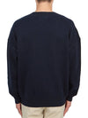 Ateley Logo Cotton Sweatshirt Midnight - ISABEL MARANT - BALAAN 5