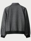 Leather trimming varsity jacket tweed - IRO - BALAAN 2