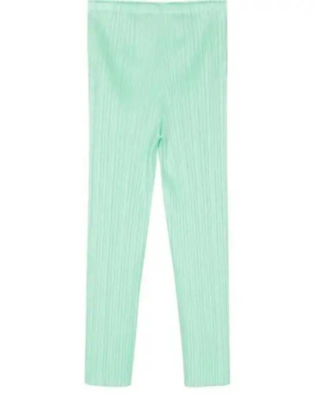 Pleats Straight Pants Mint - ISSEY MIYAKE - BALAAN 2