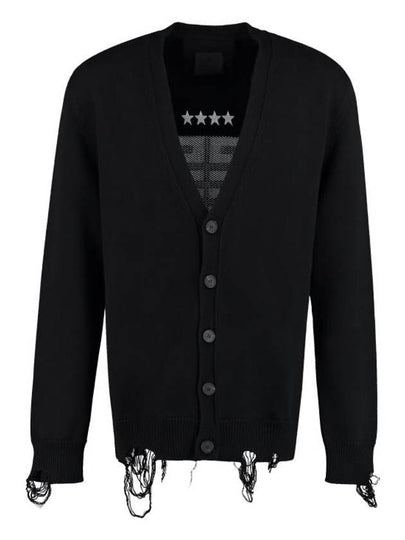 Back Logo Cardigan Black - GIVENCHY - BALAAN 2