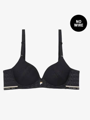 UNDERWEAR No wire archive embossed printed women s bra FI4BAE1041FBLK - FILA - BALAAN 1