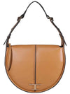 Logo Timeless Shoulder Bag Brown - TOD'S - BALAAN 3