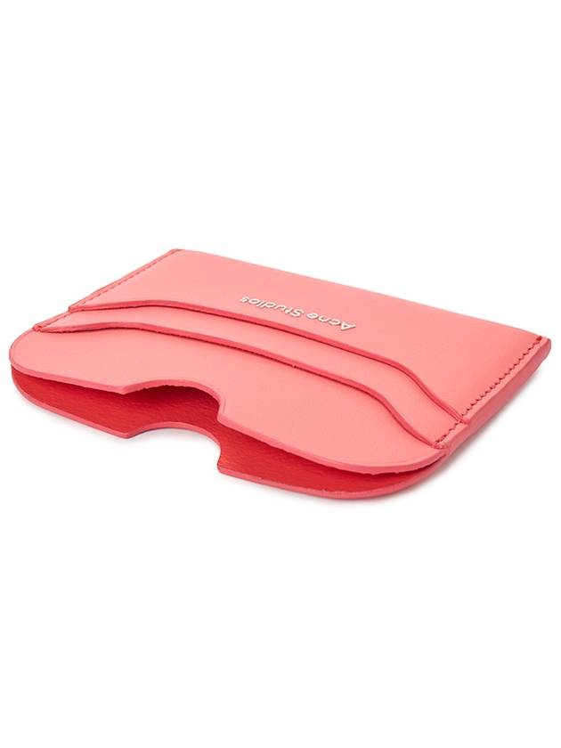 Elmas Large S Card Wallet Pink - ACNE STUDIOS - BALAAN 5