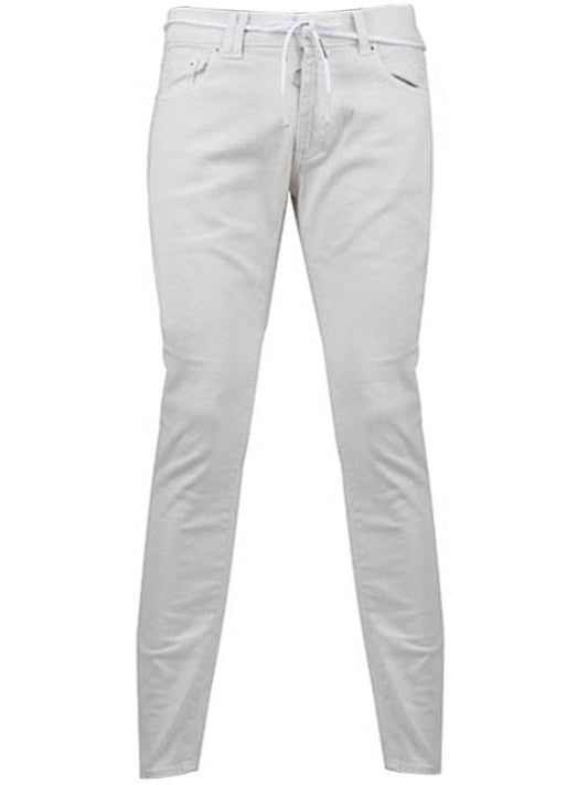 Men's Regular Skinny Jeans White - OFF WHITE - BALAAN 1
