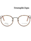 Zegna Glasses Frame EZ5182F 053 Asian Fit Round - ERMENEGILDO ZEGNA - BALAAN 3