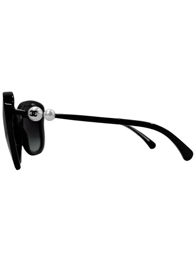 Eyewear Pearl Square Sunglasses A71133 X08222 S0116 Black - CHANEL - BALAAN 7