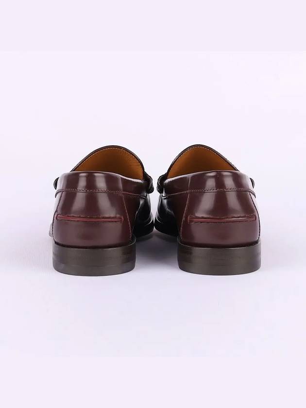 Interlocking G Loafer Bordeaux Leather - GUCCI - BALAAN 6