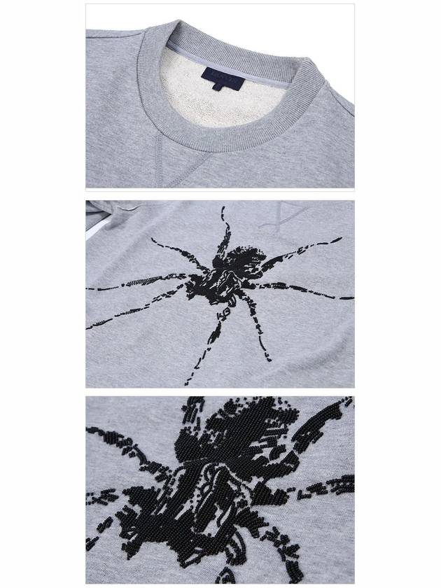 Spider Print Sweatshirt Grey - LANVIN - BALAAN 7