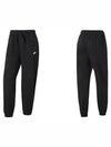 Club Fleece Mid-Rise Oversized Track Pants Black - NIKE - BALAAN 8