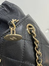 Direx mini cross bag black champagne gold bucket woc 31st unit - CHANEL - BALAAN 8