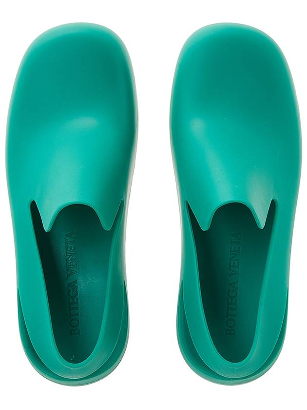 Puddle Clog Rubber Sandals Acid Turquoise - BOTTEGA VENETA - BALAAN 7