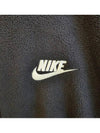 Fleece Big Swoosh Winterized Vest Black - NIKE - BALAAN 4