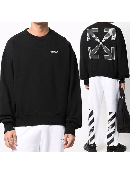 Caravaggio Arrow Sweatshirt Black - OFF WHITE - BALAAN 2