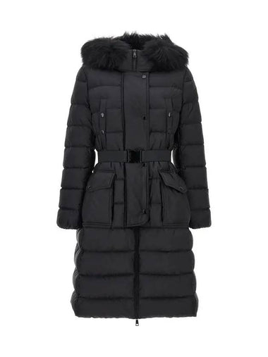 KHLOE Logo Belted Long Padding 1C000 23 5968E 999 - MONCLER - BALAAN 1