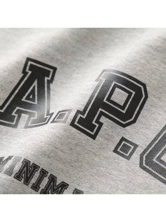 WoMen's Logo Sweatshirt Grey - A.P.C. - BALAAN 5