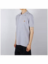 Fox Head Patch Cotton Polo Shirt Grey - MAISON KITSUNE - BALAAN 3