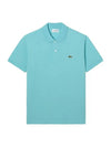 Men's Logo Classic Fit Cotton Short Sleeve Polo Shirt Blue - LACOSTE - BALAAN 2