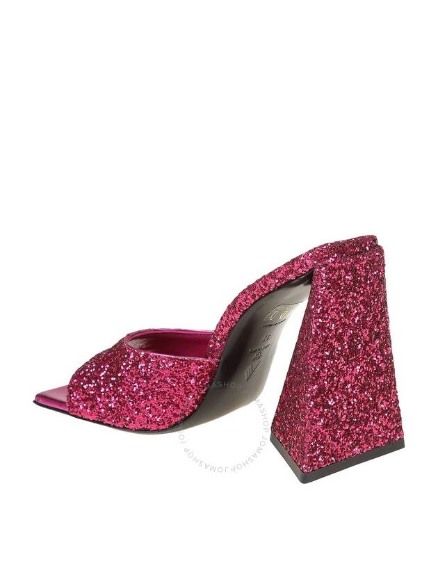 The Attico Ladies Pink Sequins Devon 115 mm Mule Brand Size 36 US Size 6 - THE ATTICO - BALAAN 3