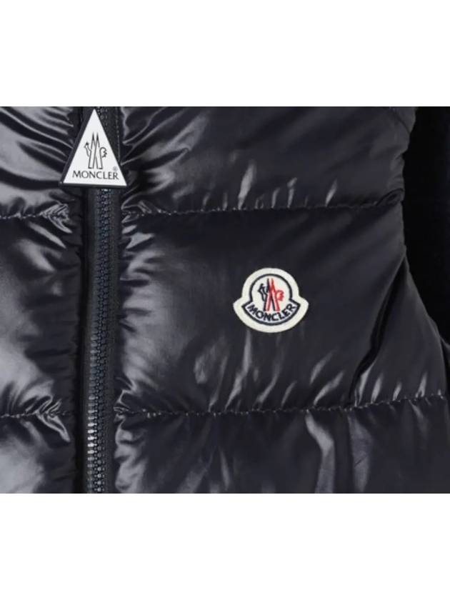 Kids down padded double sided vest black 1A00113809BY 742 - MONCLER - BALAAN 5