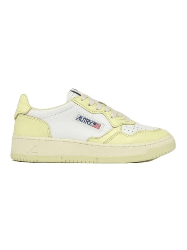 WoMen's Medalist Bi-Color Low-Top Sneakers Yellow - AUTRY - BALAAN 1