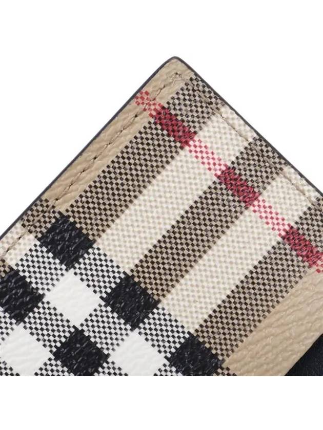 Vintage Check Card Wallet Beige - BURBERRY - BALAAN 8