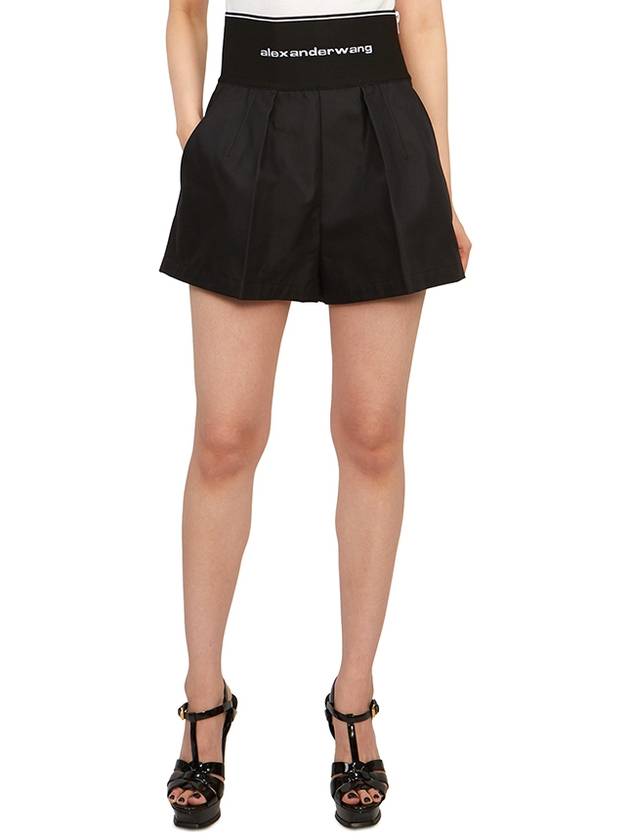 Safari Shorts in Cotton Tailoring Black - ALEXANDER WANG - BALAAN 5