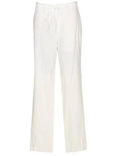 Cotton Straight Pants Chalk - LEMAIRE - BALAAN 2