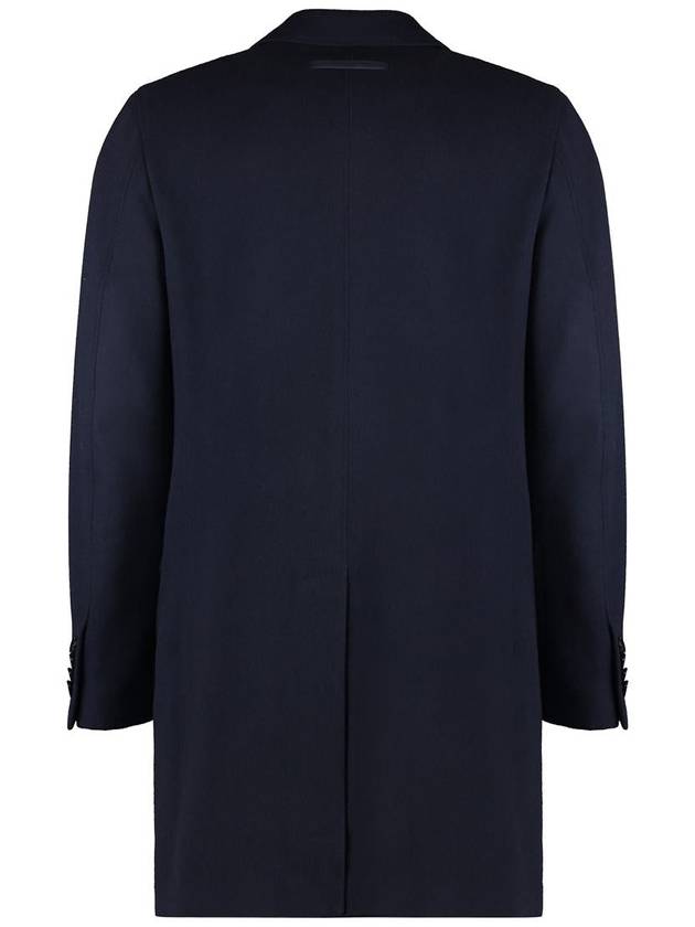 Zegna Wool Blend Double-Breasted Coat - ERMENEGILDO ZEGNA - BALAAN 2