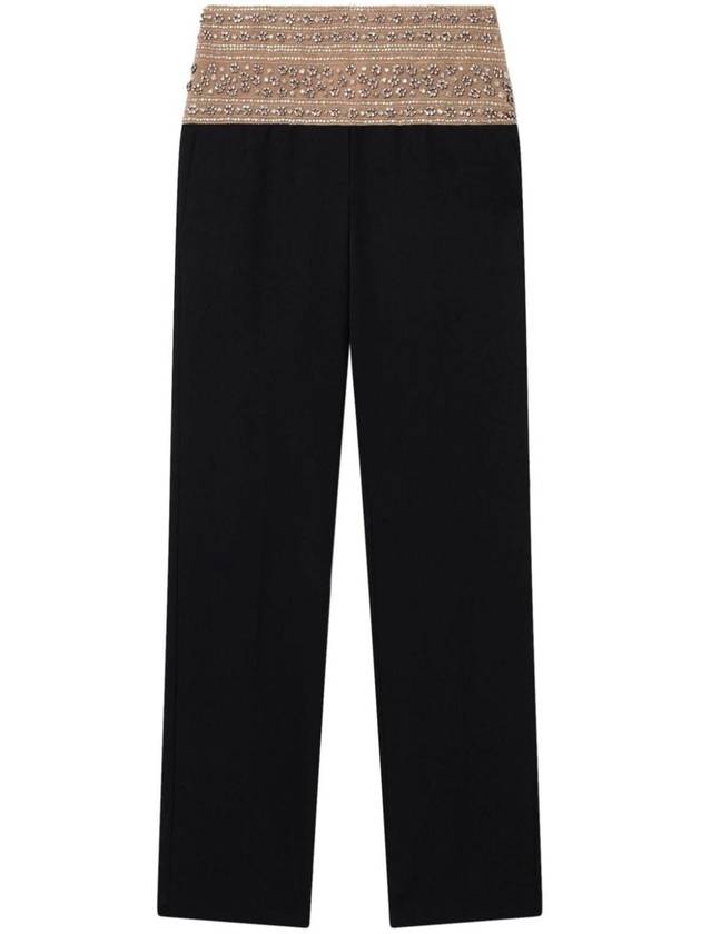 straight pants 6401953DU655 1000 BLACK - STELLA MCCARTNEY - BALAAN 2