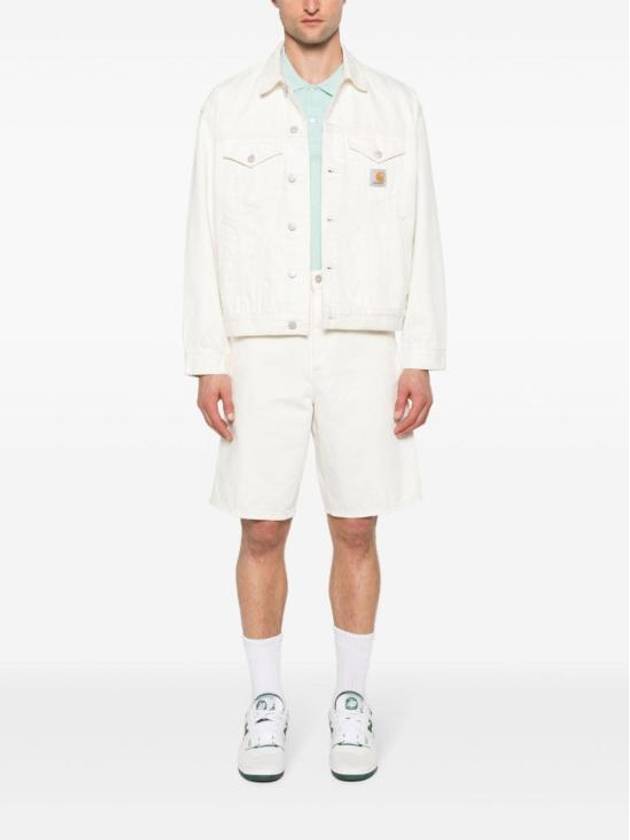 Helston Denim Jacket White - CARHARTT WIP - BALAAN 6