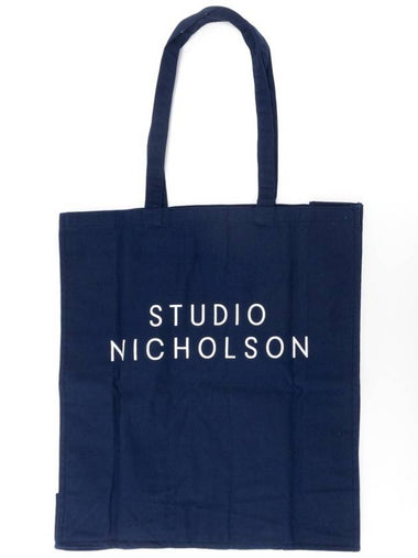 Logo standard tote bag eco dark navy SNW217 DARKNAVY - STUDIO NICHOLSON - BALAAN 1