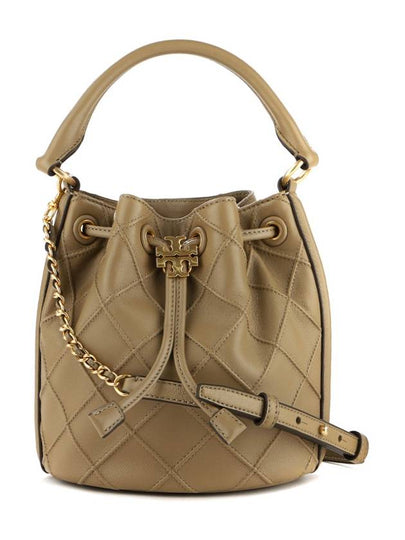 Fleming Soft Bucket Bag Beige - TORY BURCH - BALAAN 2