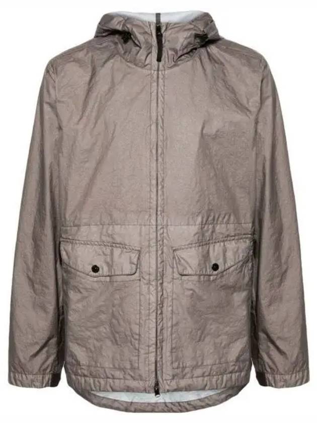 Membrana 3L TC Hooded Jacket Brown - STONE ISLAND - BALAAN 2