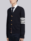 Milano Stitch 4 Bar Cardigan Navy - THOM BROWNE - BALAAN 2