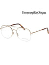 Zegna Glasses Frame EZ5184 032 Gold Half Rimless Two Bridges - ERMENEGILDO ZEGNA - BALAAN 4